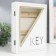 Keywood tree 6 hooks "grid-triangle" white 19.5x5x26 cm