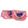Children's bag on the valve, 6x12x16 cm, adjustable belt, bright pink mix