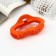 Hair crab "Leon" oval of matte geometry, 8.5 cm, mix