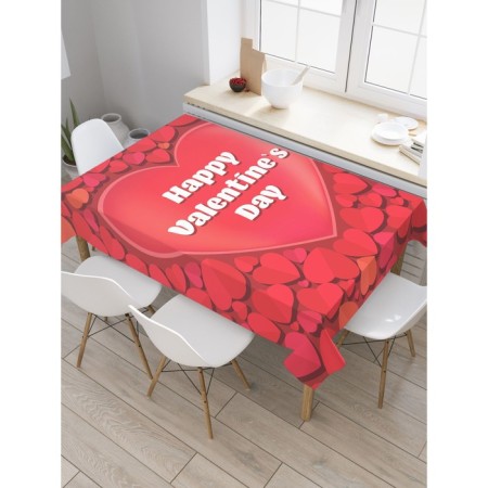 The tablecloth “Feast of Love”, rectangular, Saten, size 145x180 cm