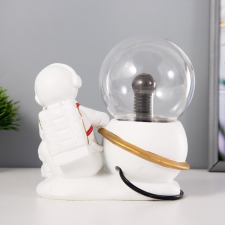 Plasmic ball "Space" White 15x10x18 cm Risalux-3