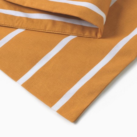 Pillowcase Ethel "Mustard Stripes" 50*70cm, 100% cotton, Poplin 125g/m2-2