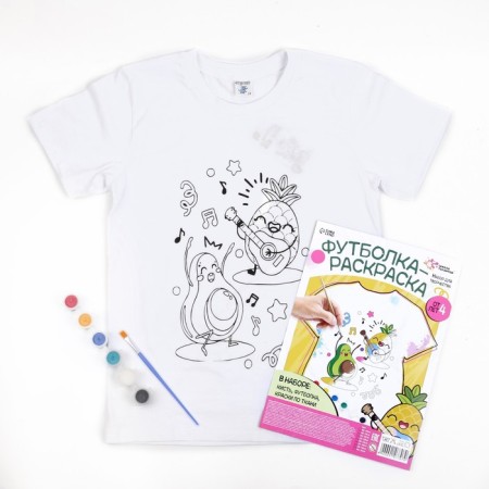 Set for creativity "T-shirt-coloring. Funny fruits "-2