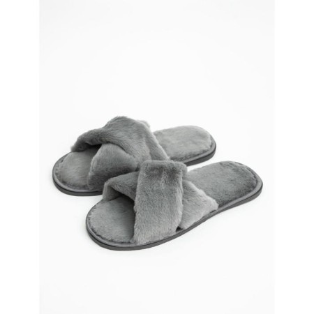 Slippers Women's Cross open nose, size 36-38, color graphite-4