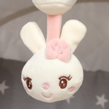 Suspension - rattle "Sweet bunny", on a crib, stroller, crumb me-3