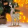 New Year's decor "Bright Deer" gold, 6 × 14 × 24 cm