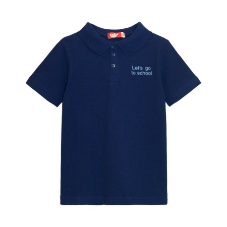 Polo for the boy Let’s Go, height 152 cm, the color is dark blue