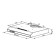 Hax Homsair Horizontal 60, flat, 420 m3/h, 3 speeds, 60 cm, white