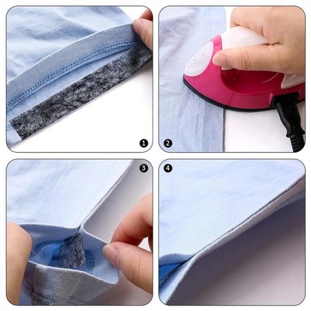 Adhesive spider web, 23 g/sq.m, 50 × 50 cm, white color-3