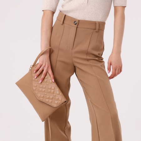 Lightning bag bag, beige color-6