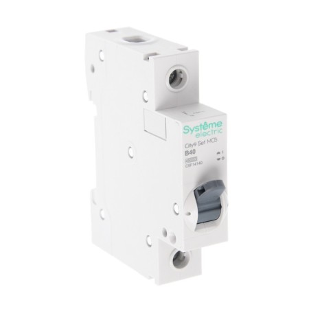 The circuit breaker SE CITY9 SET, B, 40 A, 1P, 4.5 KA, 230 V-1