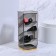 Organizer for storage "Calm", multi -level, 5 sections, 21 × 9 × 8.5 cm, translucent/black color