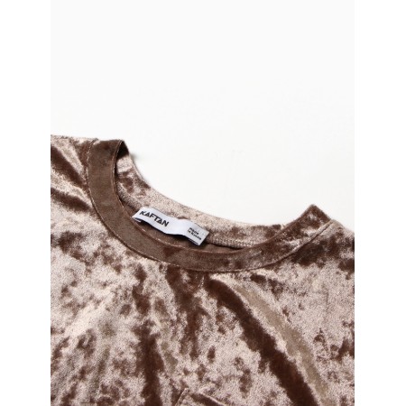 The female set (T -shirt and shorts) KAFTAN VELVET p. 44-46, coffee-9