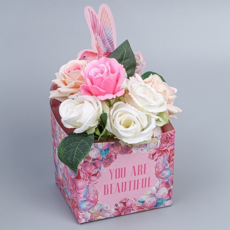 Boxes for Mini Bouquets "Hummingbird", 12 × 20 × 10 cm-3