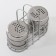 Set for spices made of stainless steel S&P, 70 ml, 2 pcs: Solonka and Listen