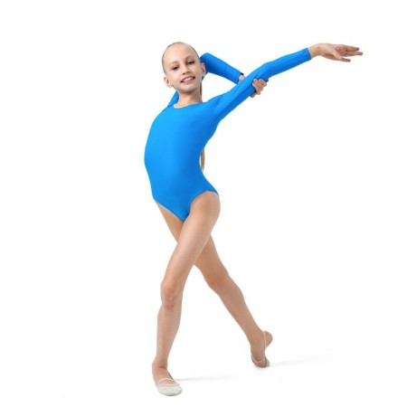 A swimsuit for gymnastics and dancing Grace Dance, p. 34, turquoise color-3