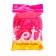 Latex ball 12 ", crystal, in a set 50 pcs., Pink color