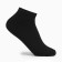 Male socks shortened, black color, size 27