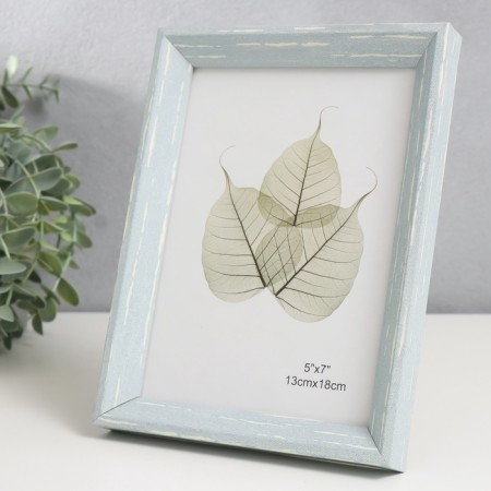 Photo frame plastic 13x18 cm "Scandinavia" gray-blue 20.5x15.3 cm-2