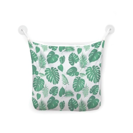 Organizer in a bath on suction cups "Fern rain", for storing toys and trifles, size 33x39 cm-2
