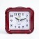 Clock - desktop an alarm clock, discrete move, D -8 cm, 8.5 x 10 cm, aa