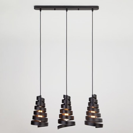 Storm 3x40W lamp E27 Black 57x12.3x96cm-1
