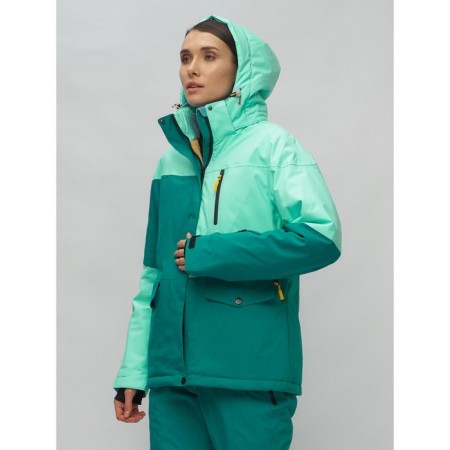 Ski costume is female, size 50, turquoise color-24