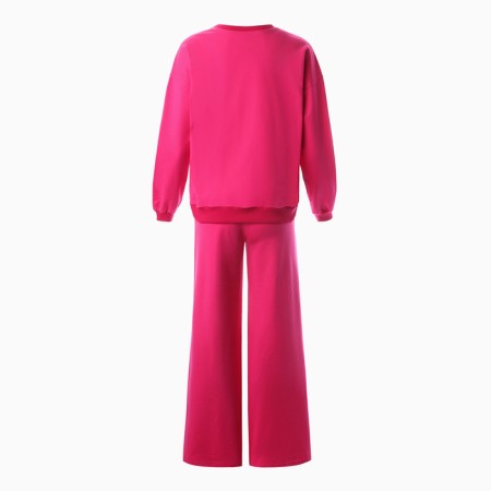 Female set (sweatshirt/pants), fuchsia color, size 42-8