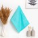 Terry Ethel towel color bright turquoise 30x60cm, 350g/m2,100% cotton