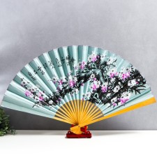 Fan bamboo, textile h = 50 cm 