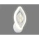 LED LED wall-mounted with crystal Ambrella Light, Ice, FA277, LED, 12 W, 900LUM, 3000-6400K, white color