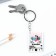 Key keychain Acrylic player "Together" forever ", 3.5 x 10 cm