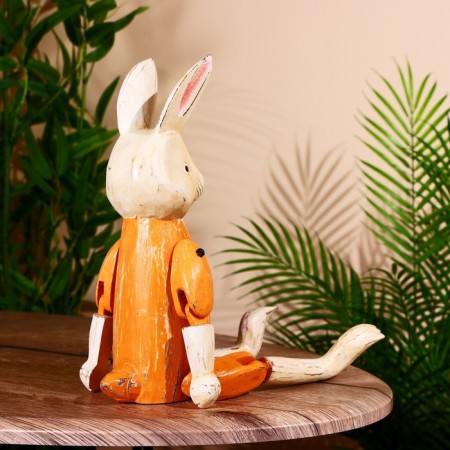 Souvenir "Rabbit" hanging paws, wood 40 cm-3