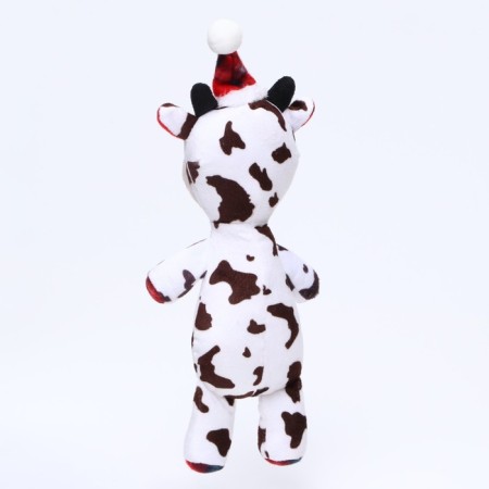 Soft toy for dogs "cow" with a squeak, 35 x 17 cm-1