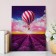 Diamond mosaic with partial filling on the canvas "Lavender Fields", 30 x 40 cm
