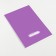Polyethylene package with a cut handle, purple 20-30 cm, 30 μm