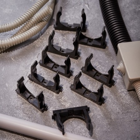 Fastener-clip for the mounting gun Ø 50 mm, black (25 pcs/UP) rexant-3