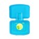 Zapochilok 1 hole with the Berlingo "Fuze" container, plastic, mix