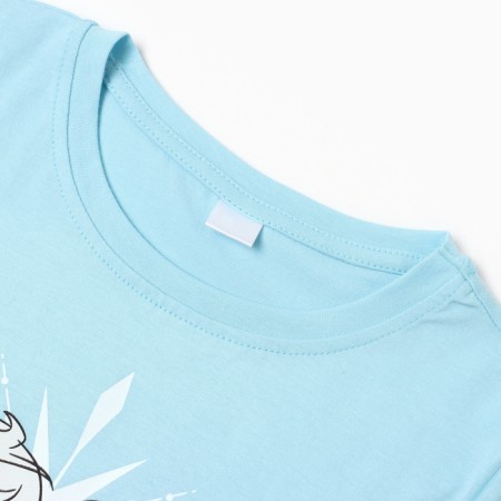 Long sleeve T-shirt "Cold heart", Disney, height 110-116, blue-6