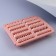 Massager Plastic for the legs 2 secta drums according to 5 row 26*21.5*5cm pink 4564183