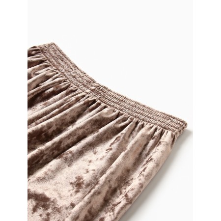 Home-made pants KAFTAN VELVET 40-42, coffee-8