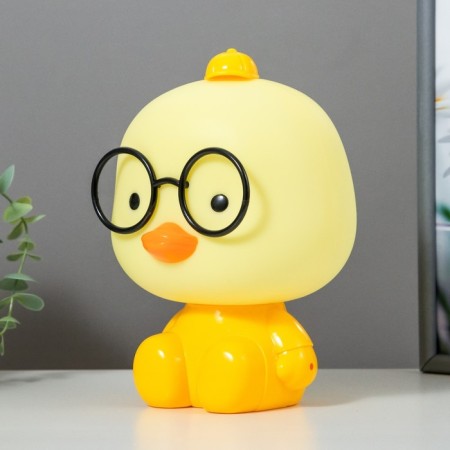 Table lamp "Duckling with glasses" E14 3W yellow15x14x21 cm Risalux-4
