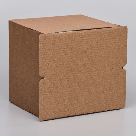 Confectionery packaging with a window, craft, 25 x 25 x 24 cm-2