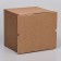 Confectionery packaging with a window, craft, 25 x 25 x 24 cm