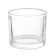 Glass of Glass for 1 candle "glass" transparent 8x9.3x9.3 cm