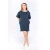 Women's dress, size 46, dark blue color