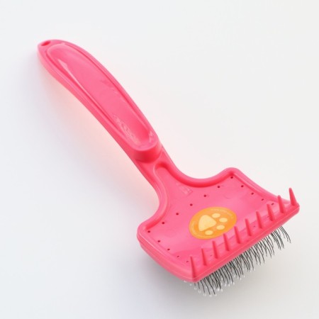 Brush - medium -sized packer with drops, base 59 x 49 mm, pink-1