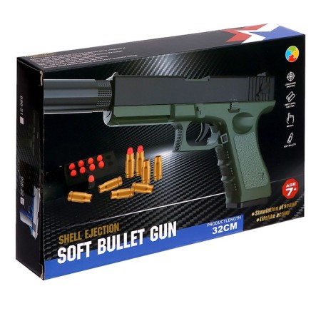 Colt pistol, with sleeves, muffler, shoots soft bullets-7