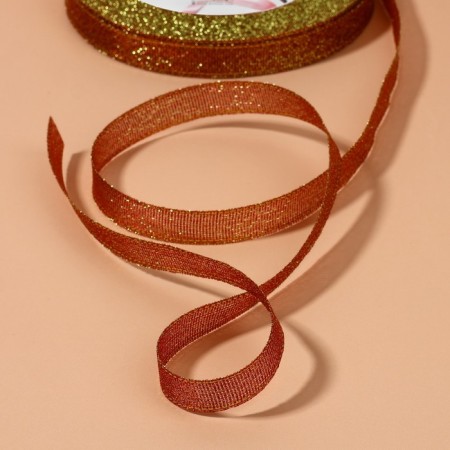 Bricky tape, 10 mm, 23 ± 1 m, burgundy color No. 034-2