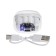 Wireless headphones Pro13, TWS, inserts, BT 5.0, 30/180 mAh, transparent, white
